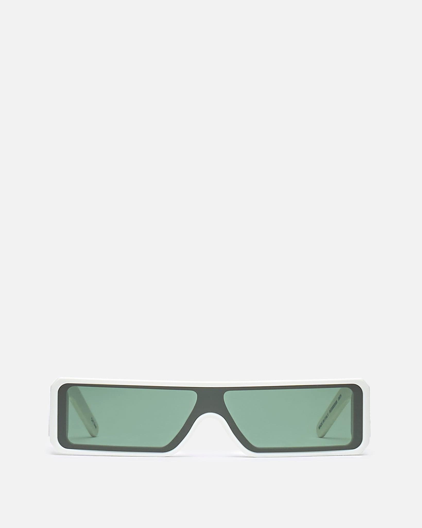 Rick Owens Eyewear OS Gethshades in Pearl/Forest