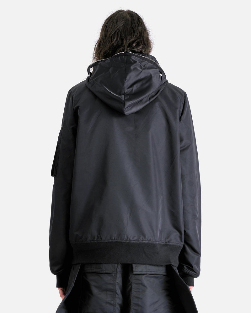 Rick Owens DRKSHDW Men's Jackets Gimp Flight Bomber in Black