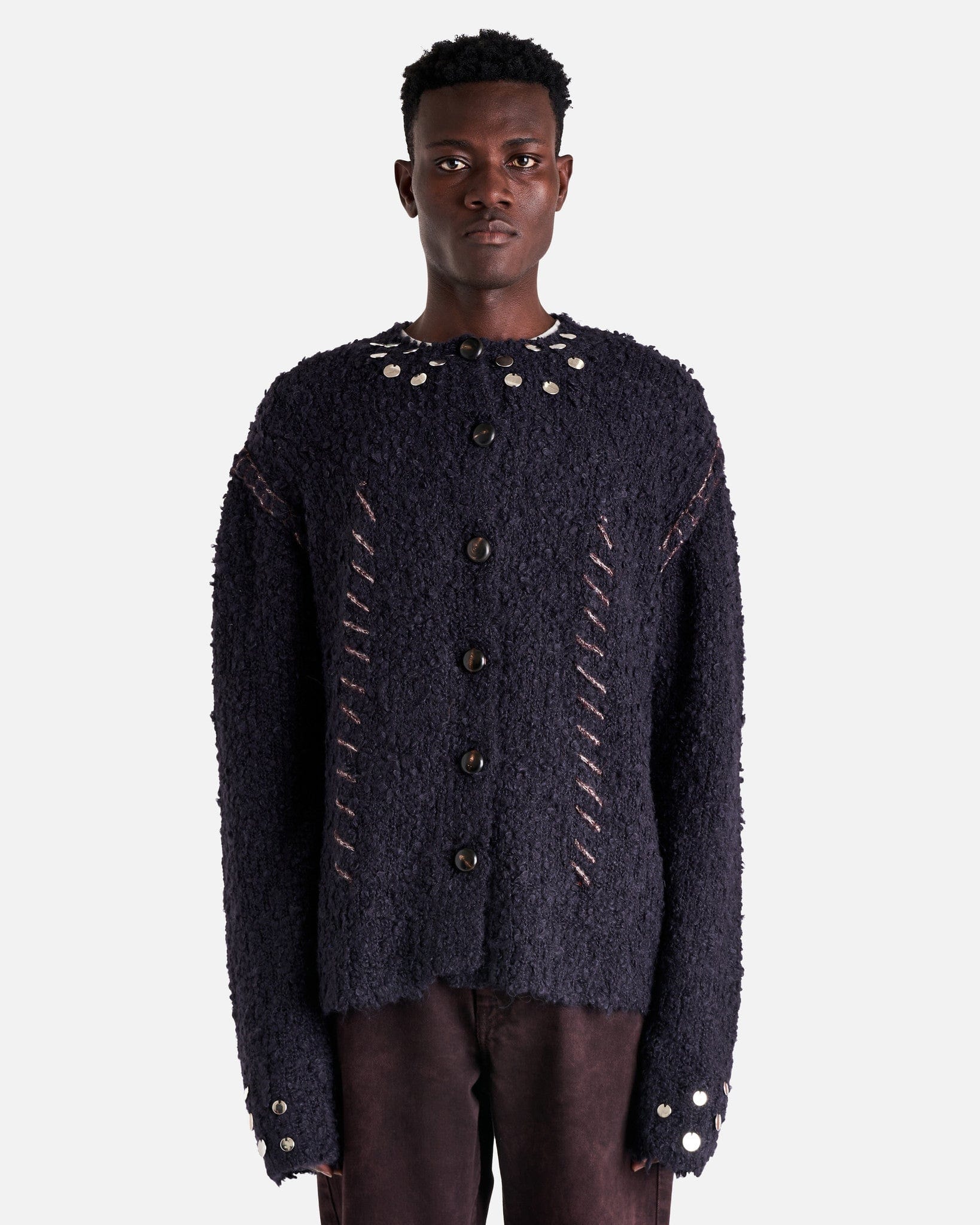 Hankford Cardigan in Navy