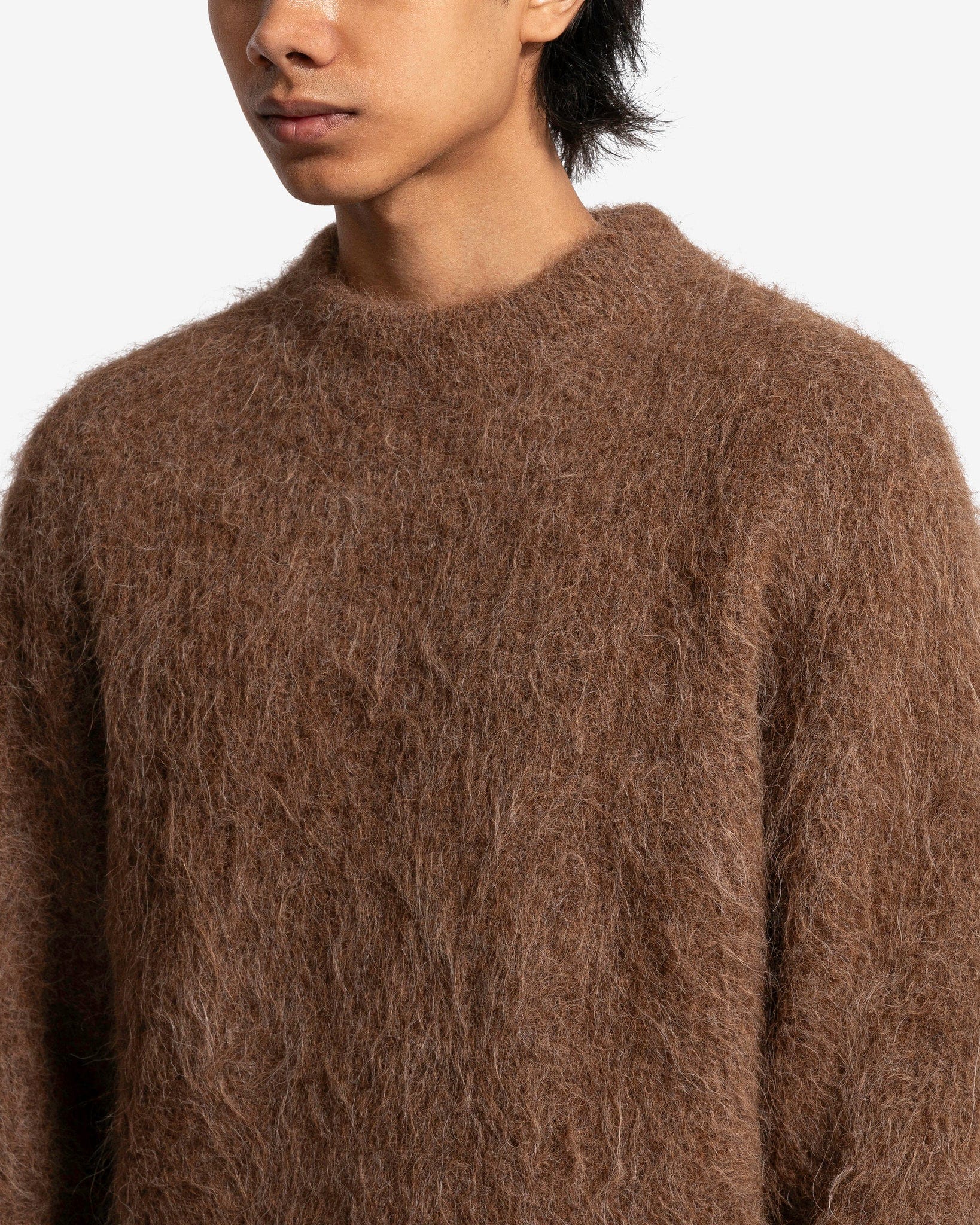 Haru Sweater in Taupe Alpaca