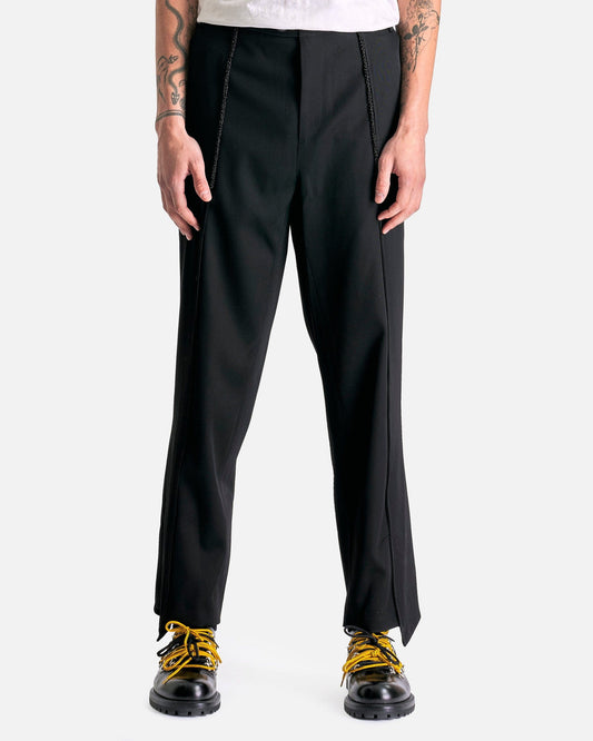 NAMACHEKO Men's Pants Hassel Trouser in Black