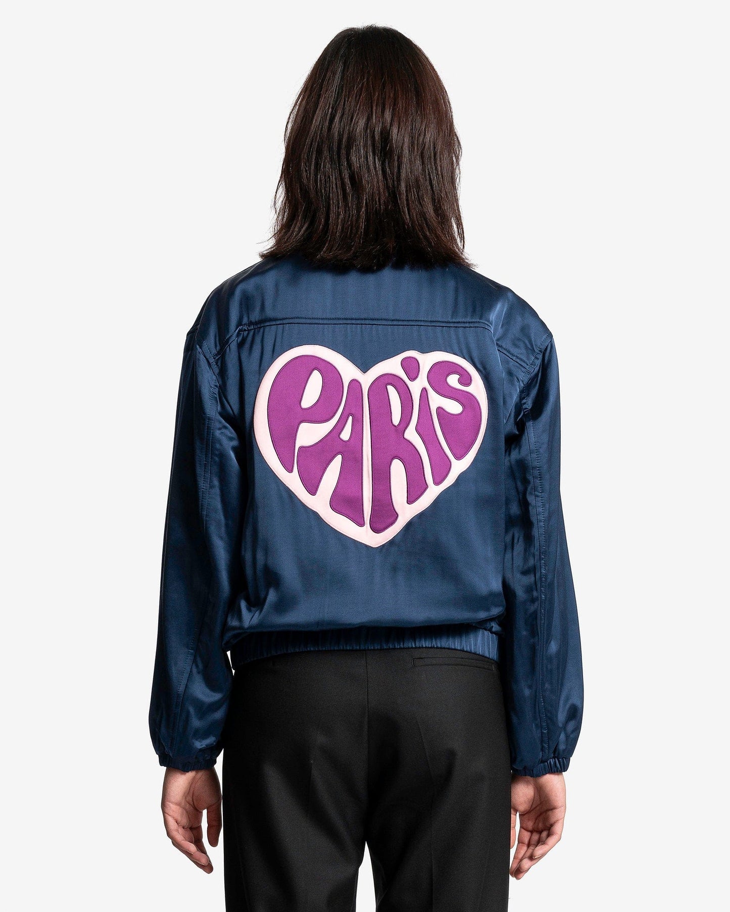 KENZO Women Jackets Hearts Tour Jacket in Midnight Blue