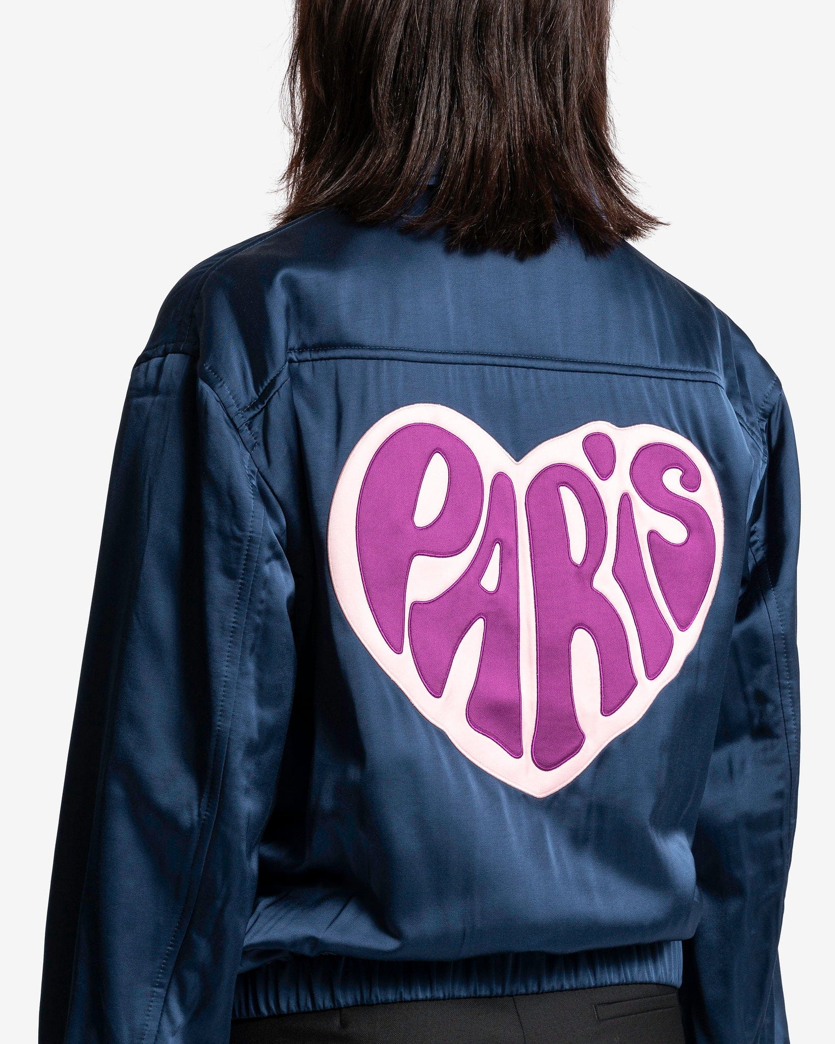 KENZO Women Jackets Hearts Tour Jacket in Midnight Blue