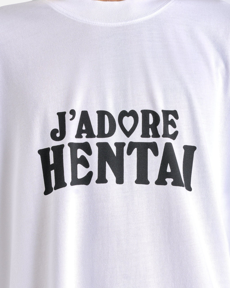 VETEMENTS Men's T-Shirts Hentai T-Shirt in White