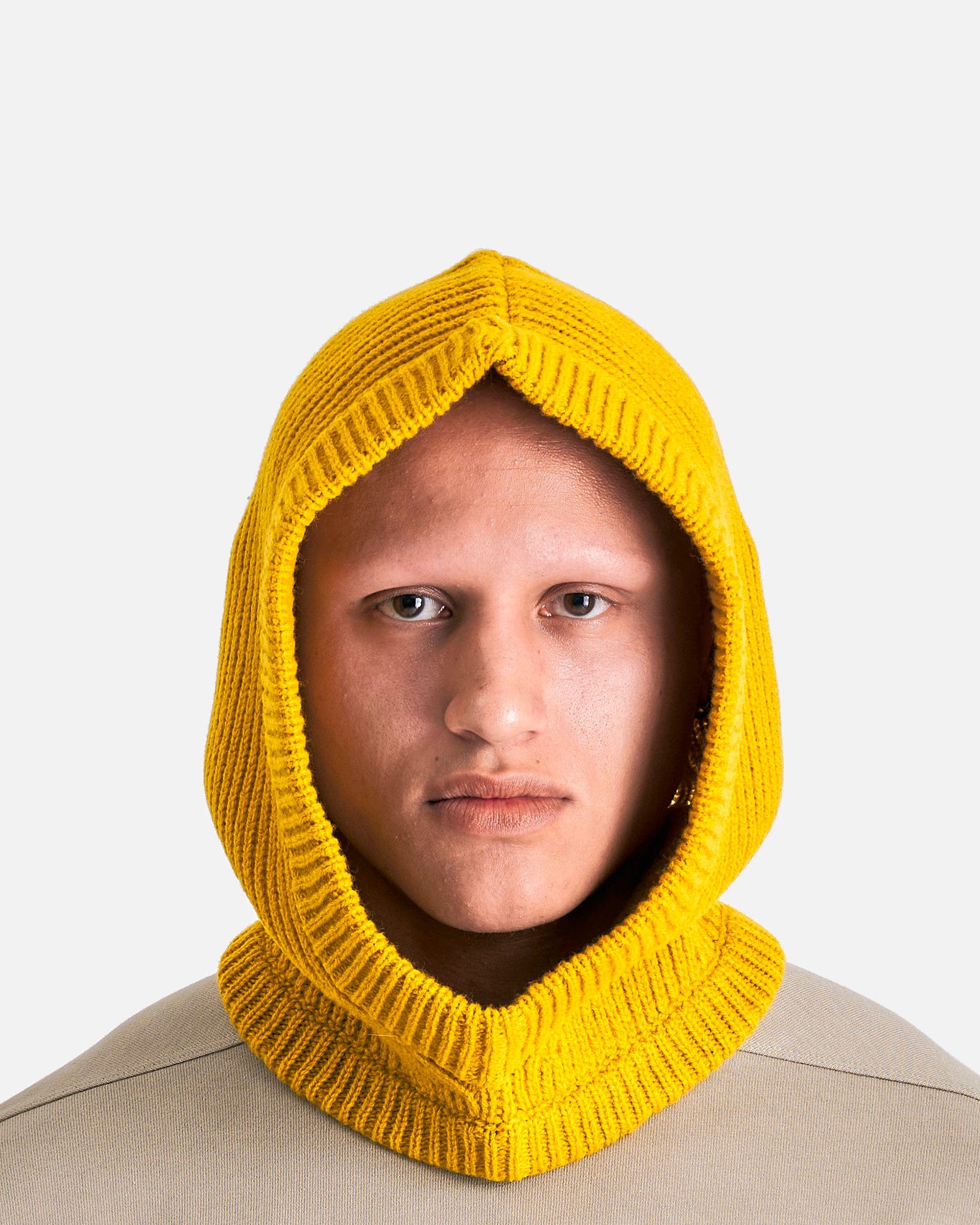 Rick Owens Men's Hats OS Hood in Lemon