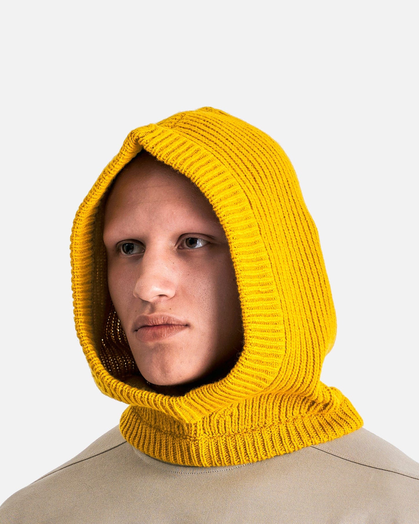 Rick Owens Men's Hats OS Hood in Lemon