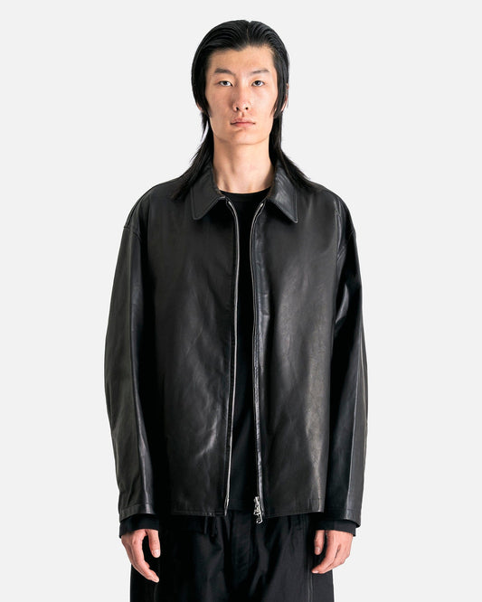 Yohji Yamamoto Pour Homme Men's Coat I-Swing Top in Black