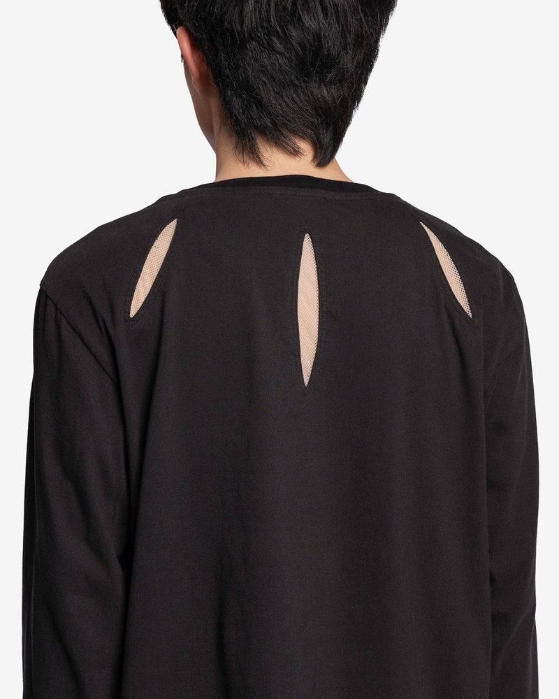 Incision Long Sleeve T-Shirt in Black – SVRN