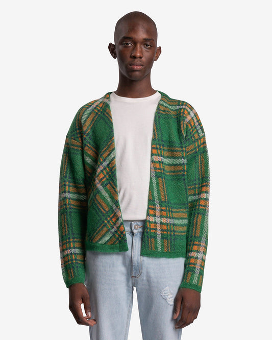 YMC Beach Jacquard Plaid Fleece Jacket