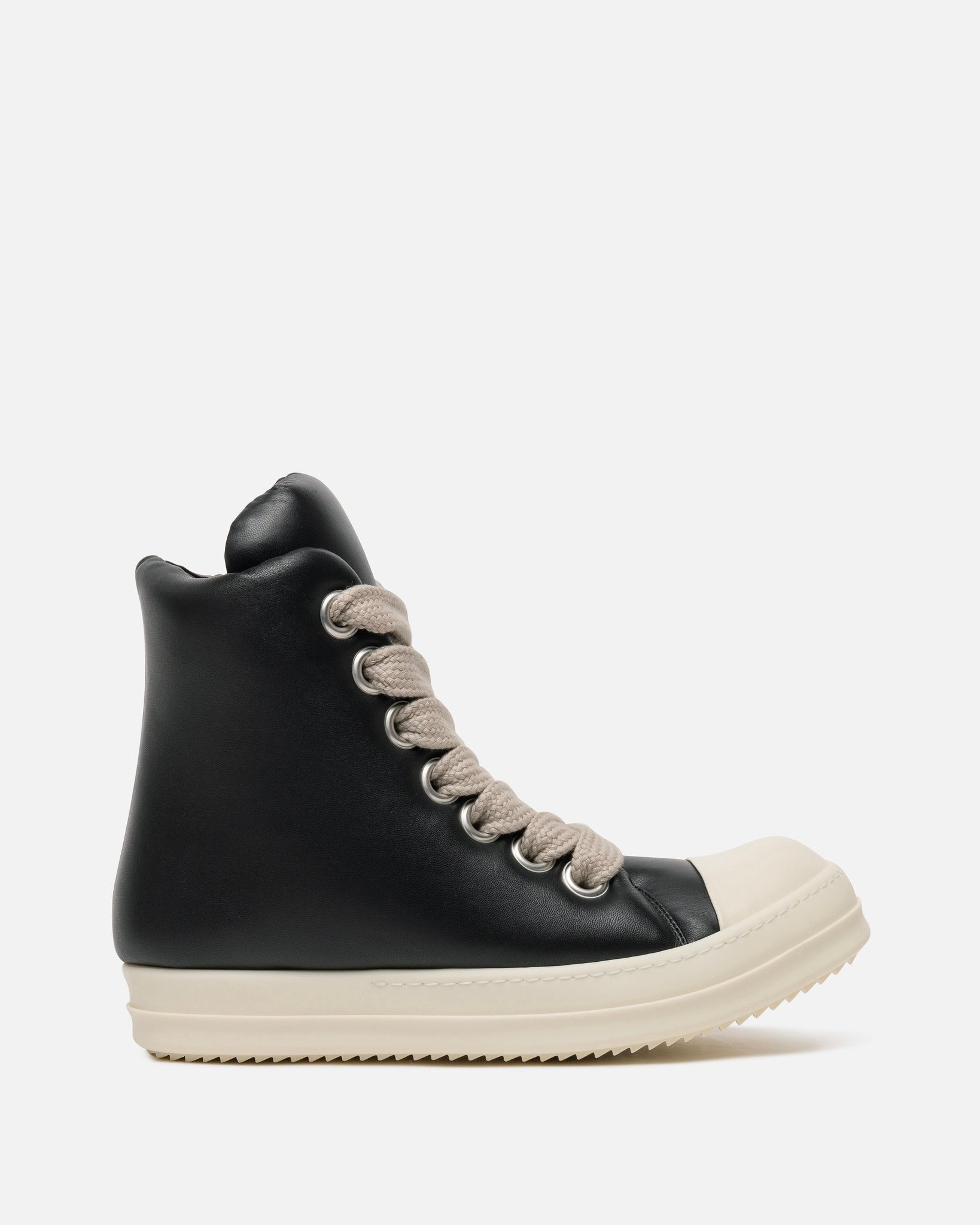 Jumbo Lace Padded Ramones in Black/Milk – SVRN