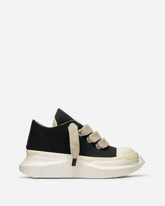 Rick Owens DRKSHDW Men's Sneakers Jumbo Laces Abstract Low Sneak in Black/Pearl