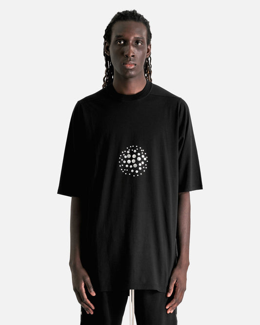 Rick Owens Men's T-Shirts Jumbo SS T-Shirt in Black