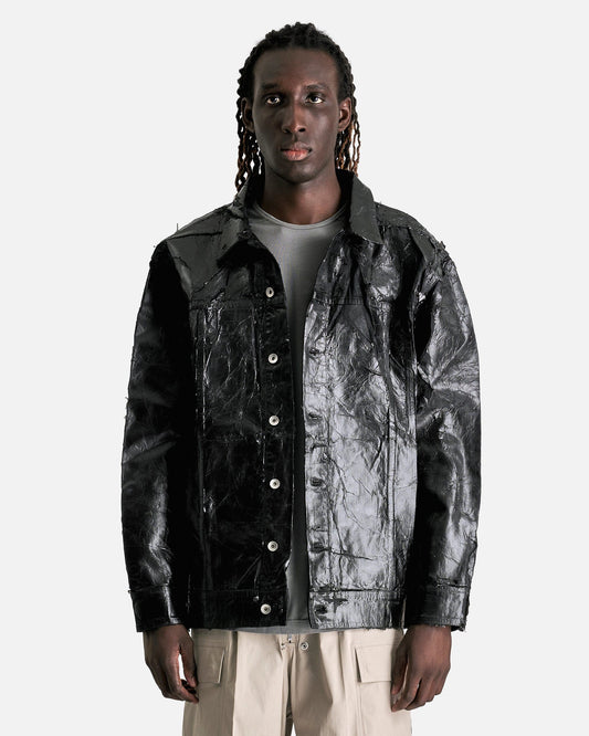 Rick Owens DRKSHDW Men's Jackets Jumbo Worker in Black