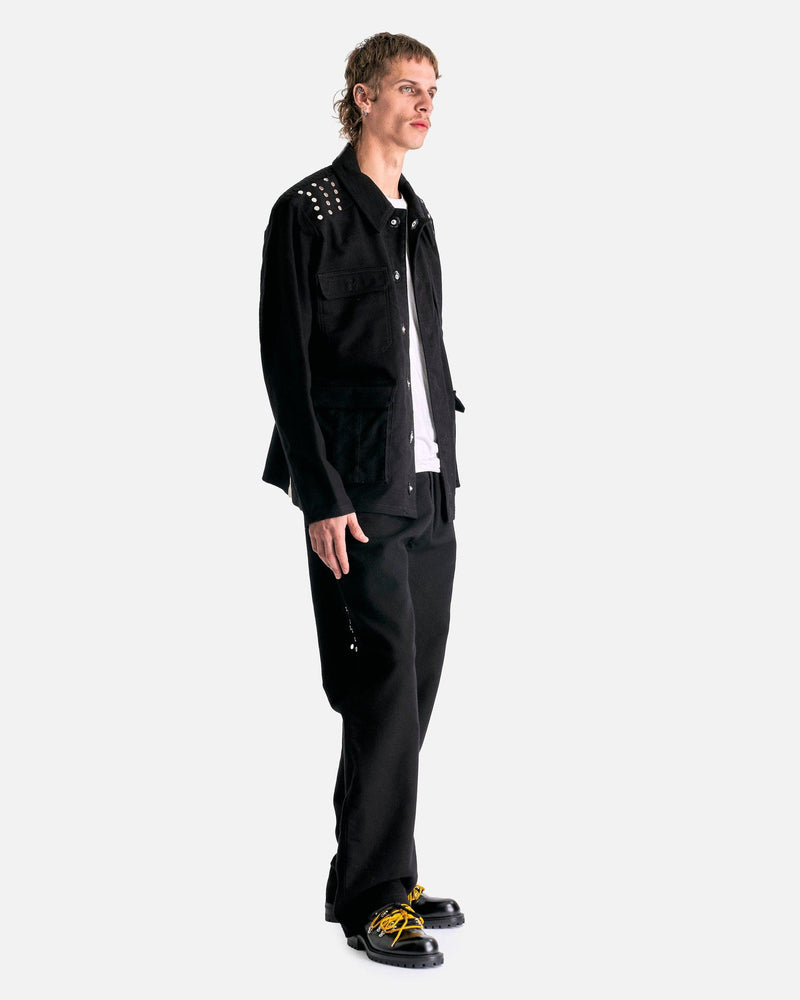 NAMACHEKO Men's Pants Kean Trouser in Black