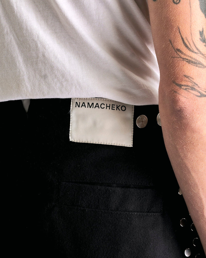 NAMACHEKO Men's Pants Kean Trouser in Black