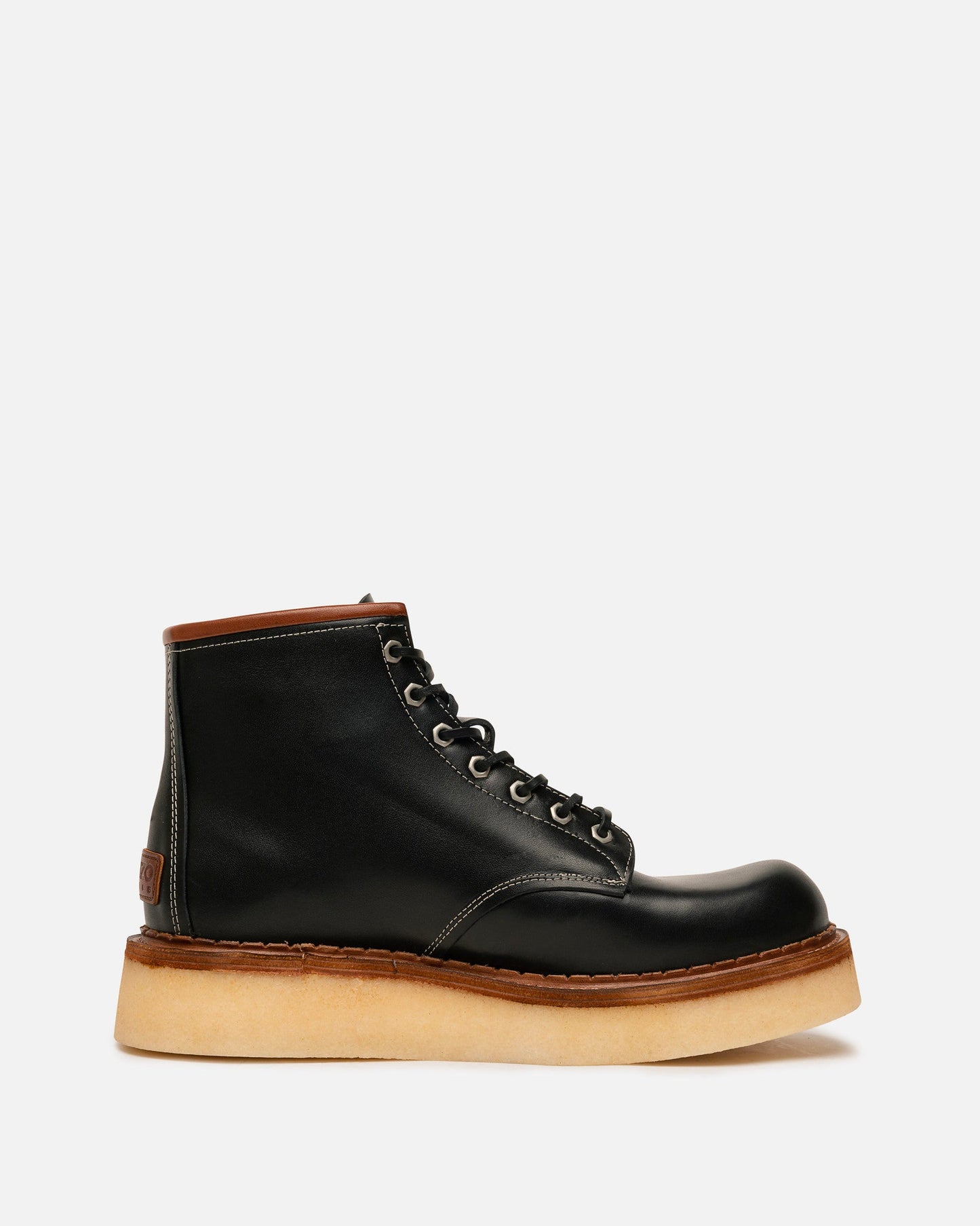 KENZO Men's Boots Kenzoyama Lace-Up Boots in Black