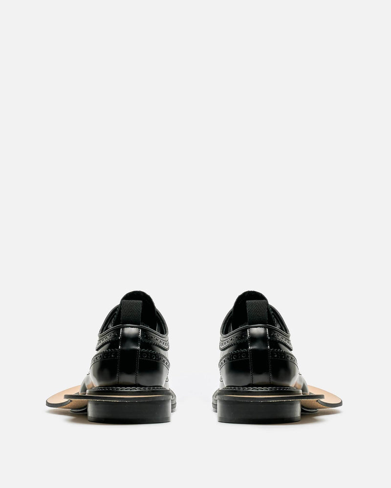 Comme des Garcons HOMME PLUS Men's Shoes UK 9 Kids Love Gaite Leather Brogues in Black