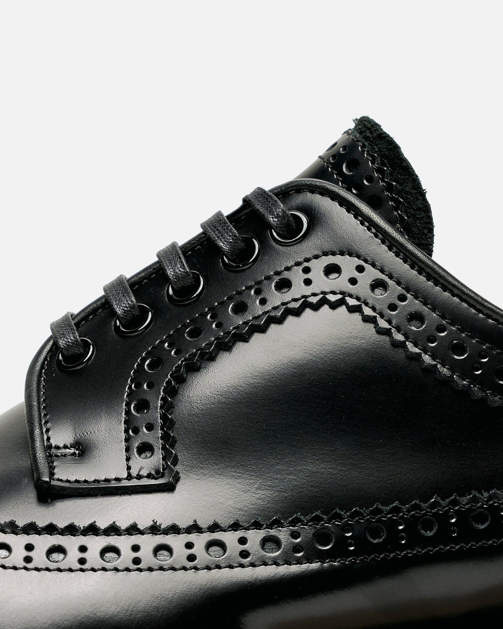 Comme des Garcons HOMME PLUS Men's Shoes UK 9 Kids Love Gaite Leather Brogues in Black