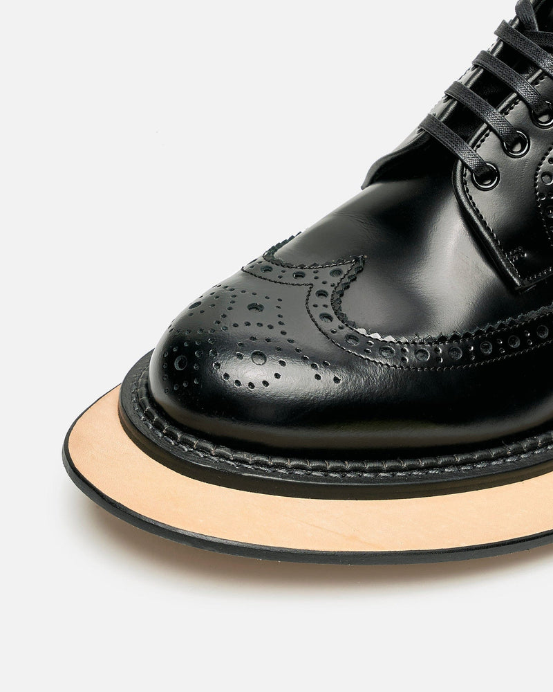 Comme des Garcons HOMME PLUS Men's Shoes UK 9 Kids Love Gaite Leather Brogues in Black