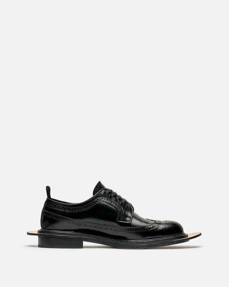 Comme des Garcons HOMME PLUS Men's Shoes UK 9 Kids Love Gaite Leather Brogues in Black