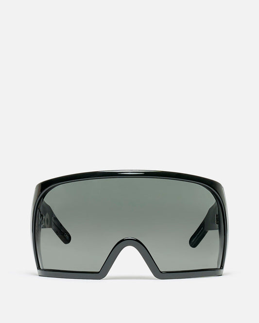 Rick Owens Eyewear OS Kriester Glasses in Black/Black