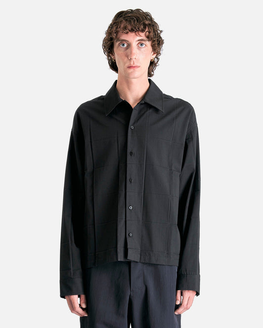 Jacquemus Men's Shirts La Chemise Corto in Black