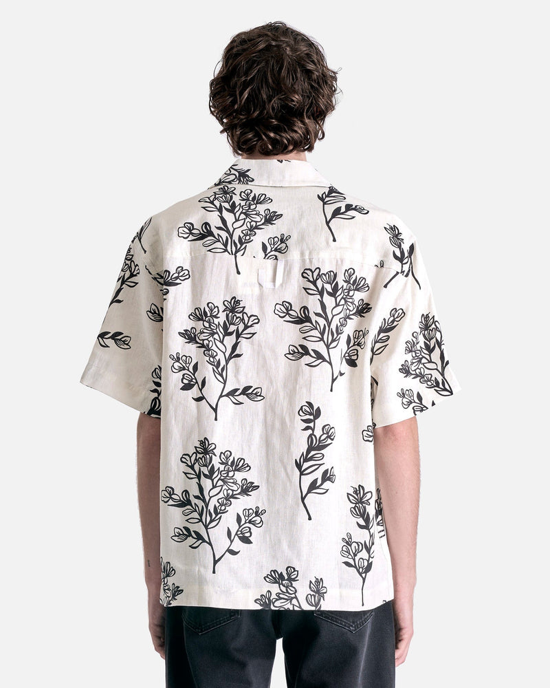 Jacquemus Men's Shirts La Chemise Jean in Print Black Flowers