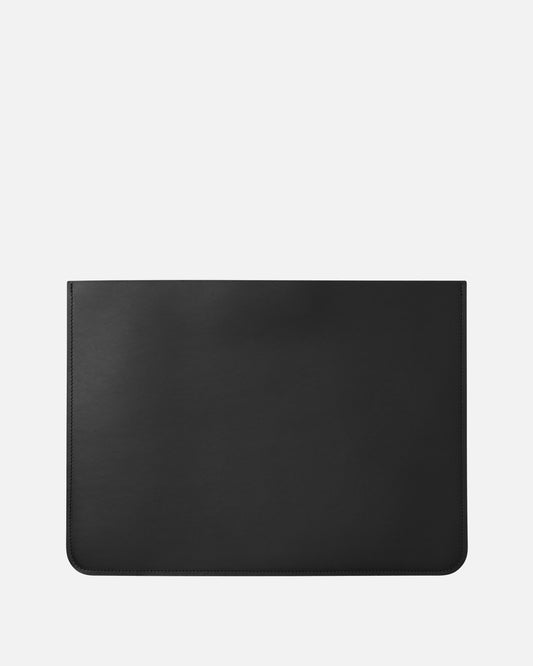 Kvadrat/Raf Simons Lifestyle Home 38x32cm Large Leather Sleeve in Black