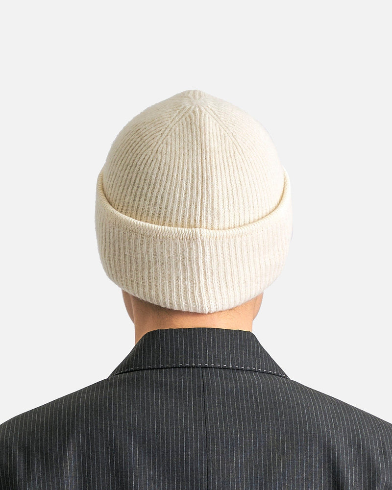 Jacquemus Men's Hats OS Le Bonnet Gros Grain in Off-White