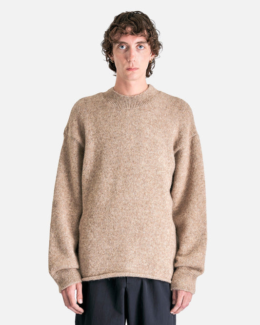 Jacquemus Men's Sweater Le Pull Jacquemus in Beige