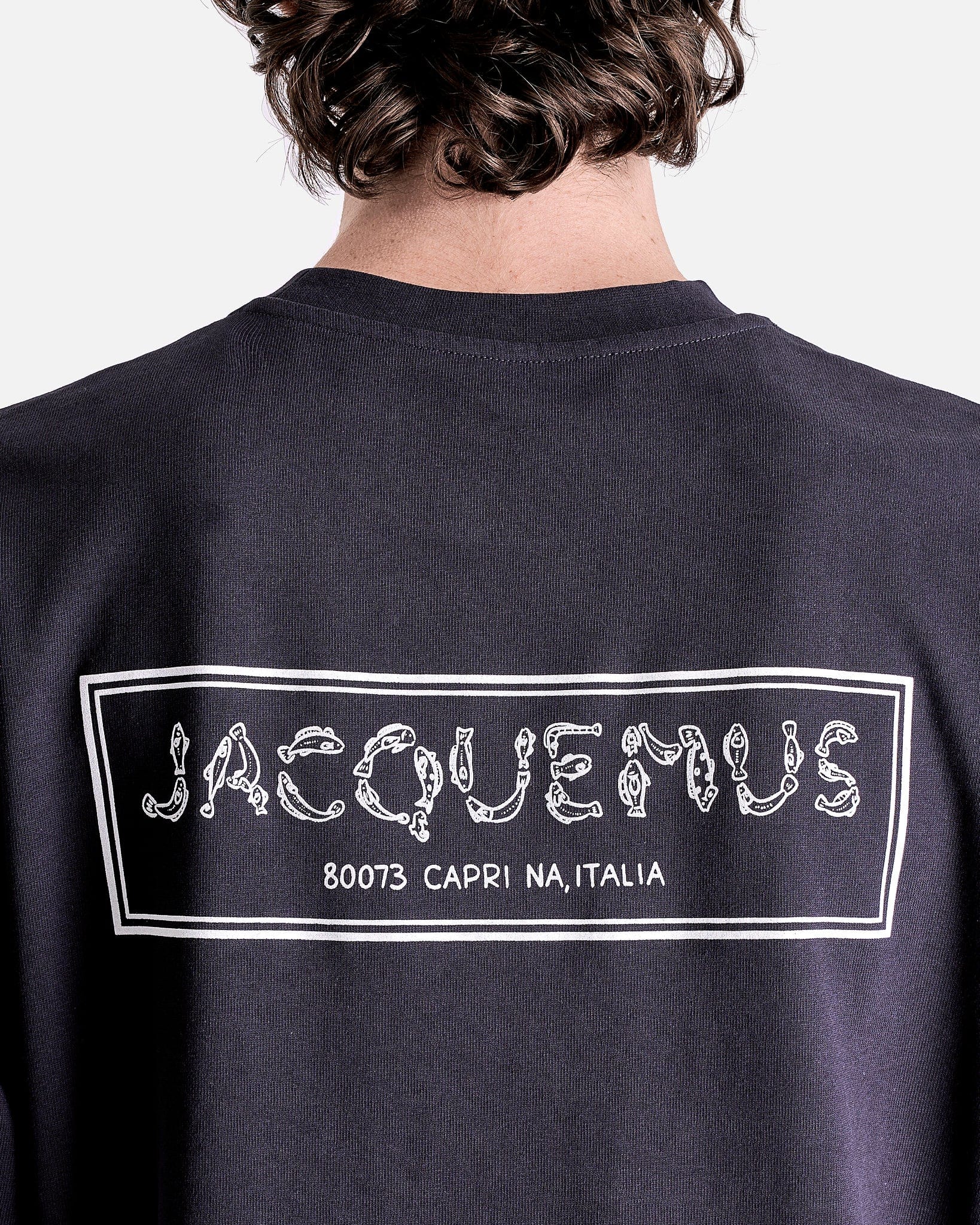 Jacquemus Men's T-Shirts Le T-Shirt Merù in Dark Navy