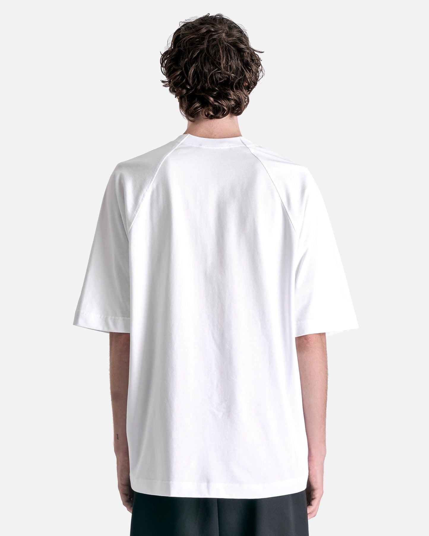 Jacquemus Men's T-Shirts Le T-Shirt Typo in Multi-White