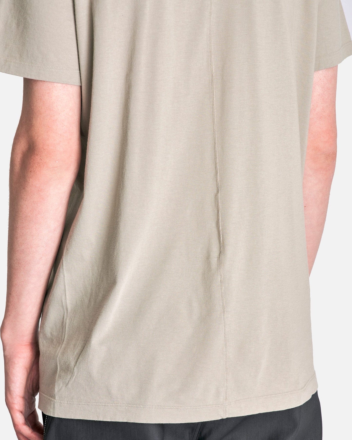 Rick Owens Men's T-Shirts Level T in Pearl