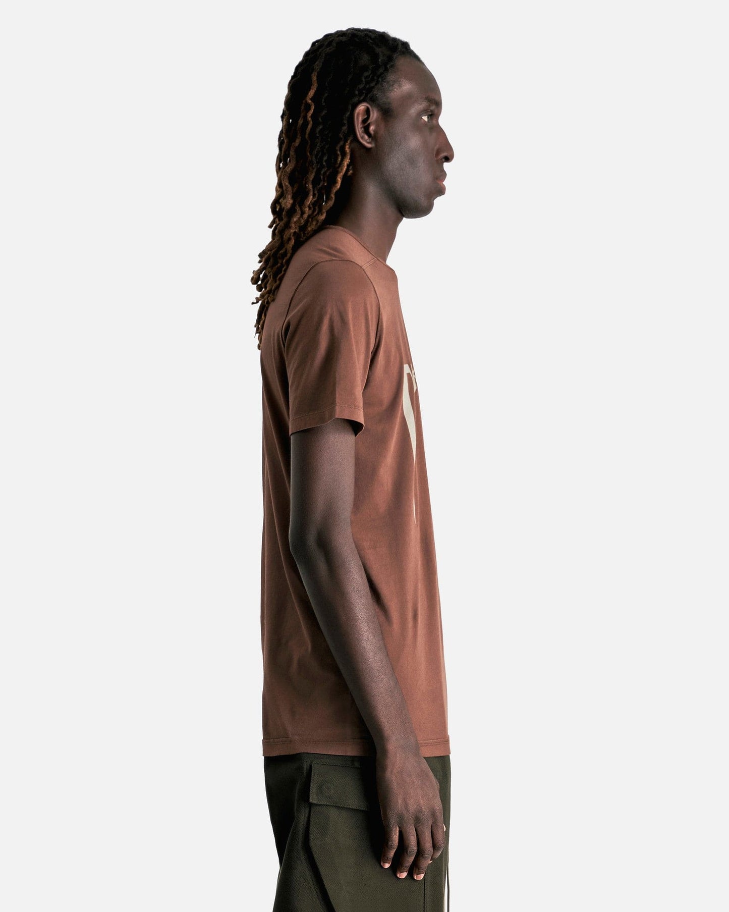 Rick Owens DRKSHDW Men's T-Shirts Level T in Terra/Pearl