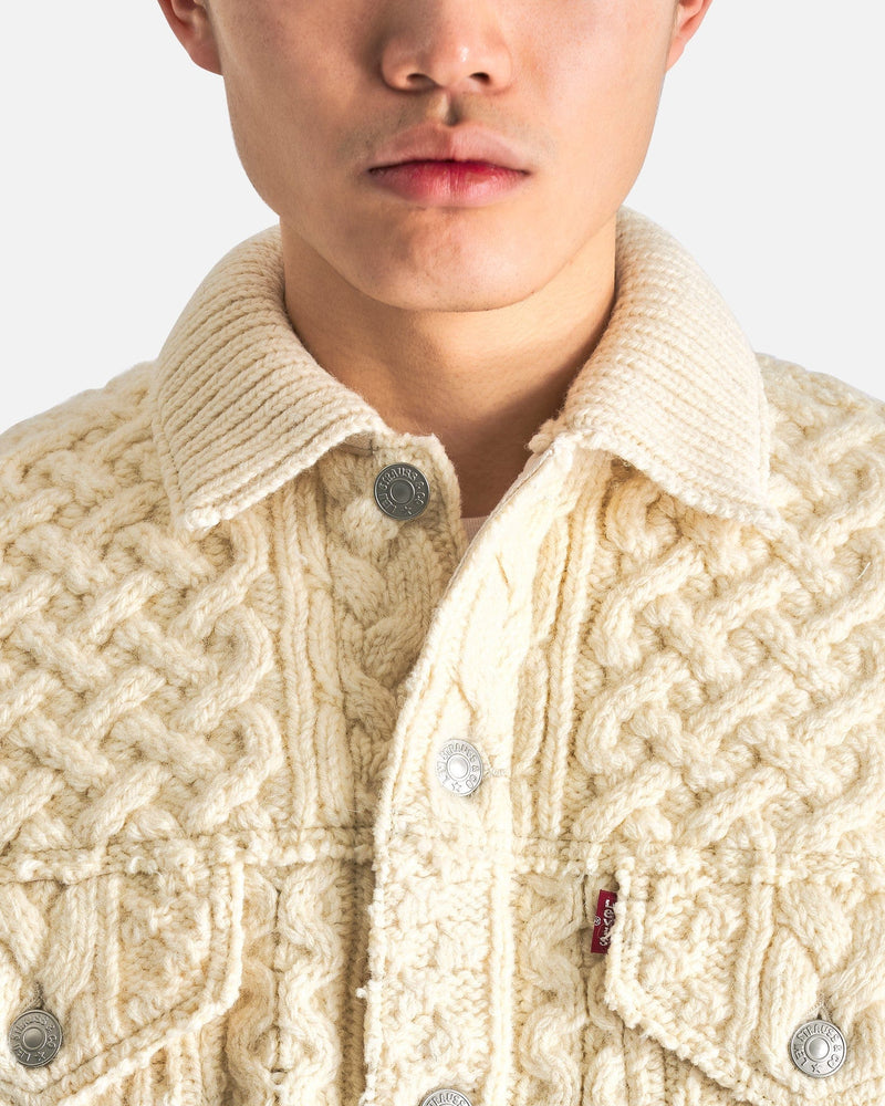 Junya Watanabe Men's Jackets L Levi's Men's Shetland Wool Jacket in Natural