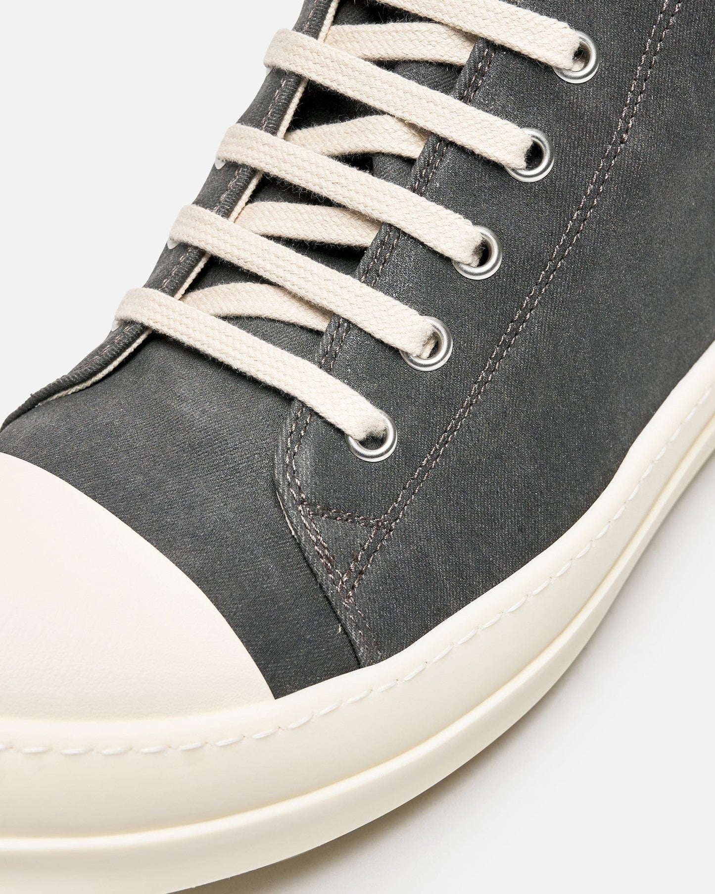 Rick Owens DRKSHDW Men's Sneakers Lido Ramones Low in Dark Dust/Milk/Milk