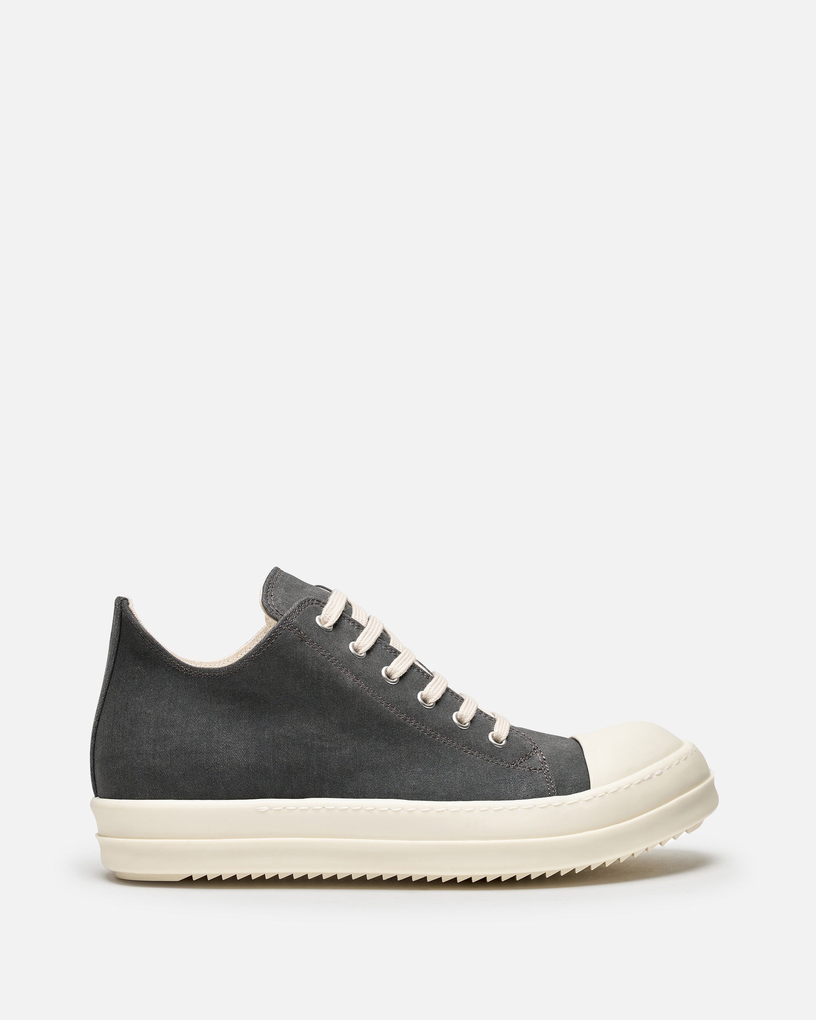 Rick Owens DRKSHDW Men's Sneakers Lido Ramones Low in Dark Dust/Milk/Milk