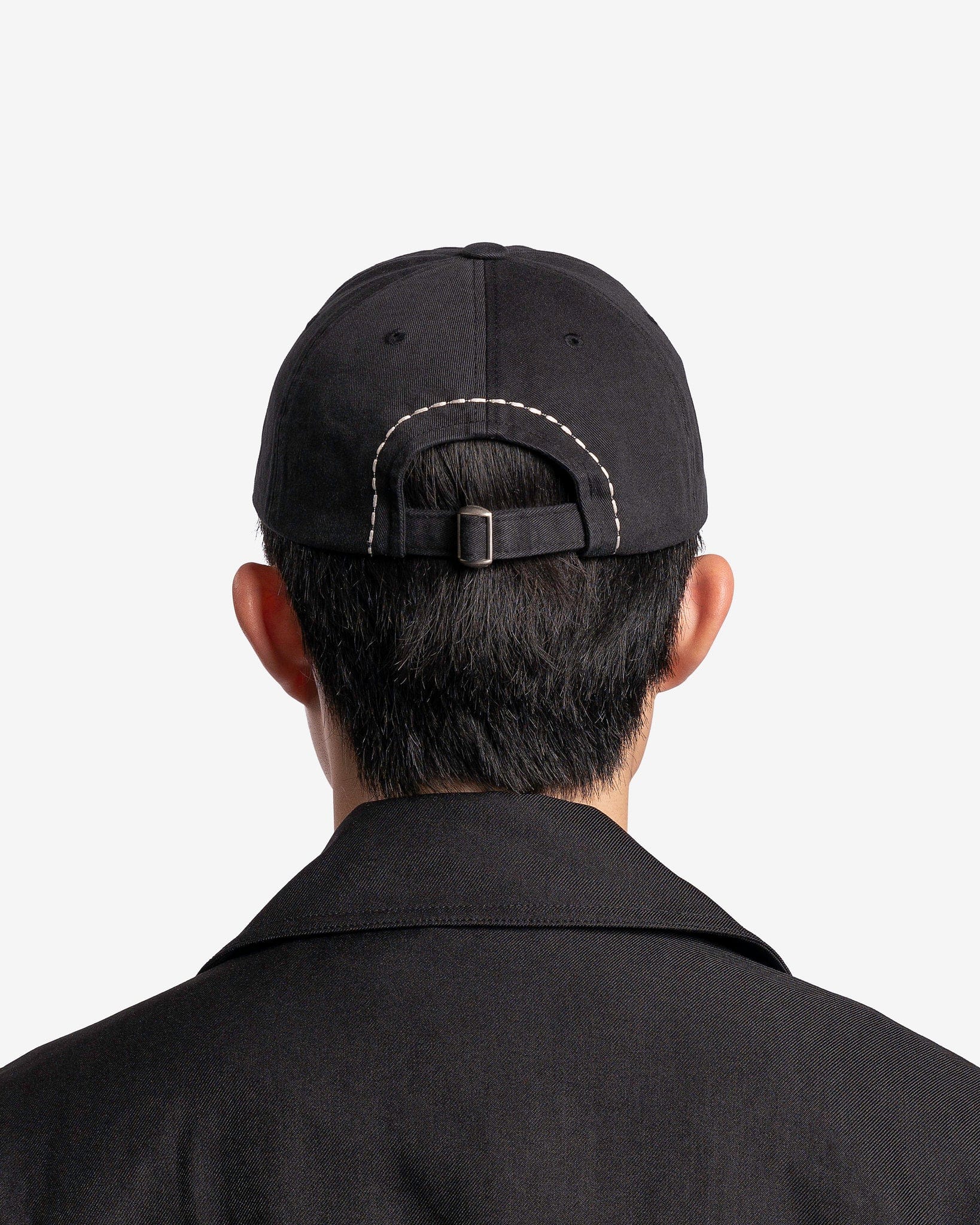 Logo Washed Cap in Black – SVRN