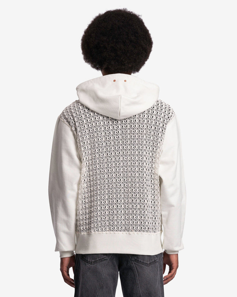 Andersson Bell Mesh Panel Contrast Hoodie 'Ivory' – Limited Edt