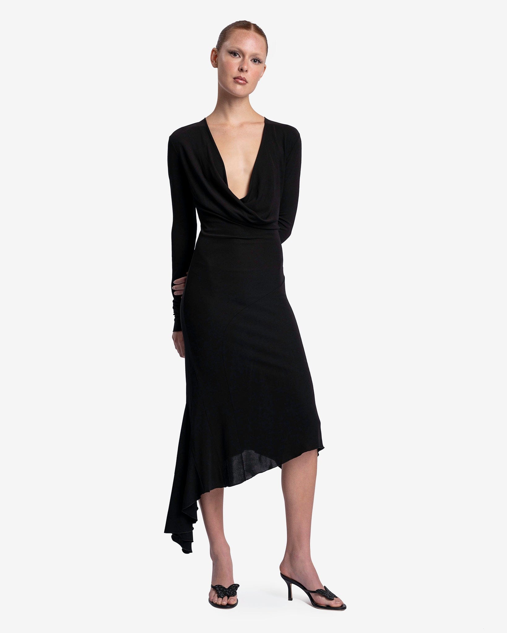 Shawl collar dresses outlet cocktail dress