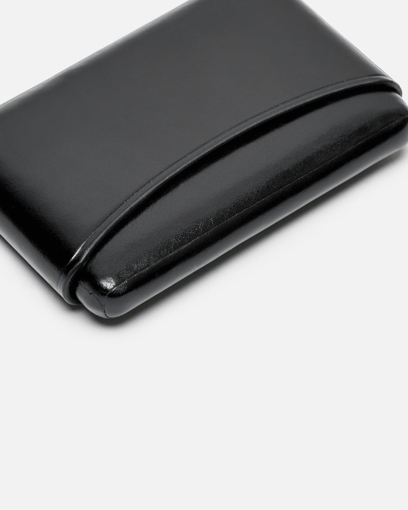 LEMAIRE Leather Goods O/S Molded Card Holder in Black