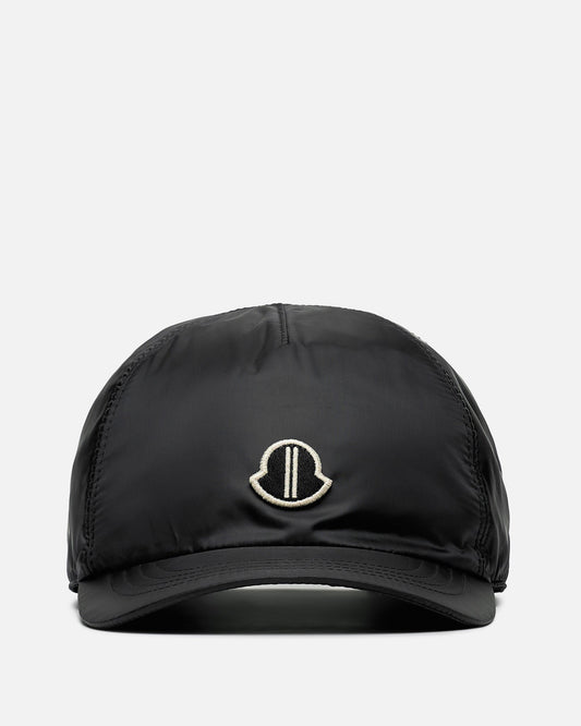 Rick Owens Men's Hats OS Moncler Baseball Hat in Black