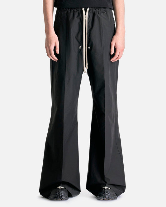 Rick Owens Men's Pants Moncler Belas Wide-Leg Trousers in Black