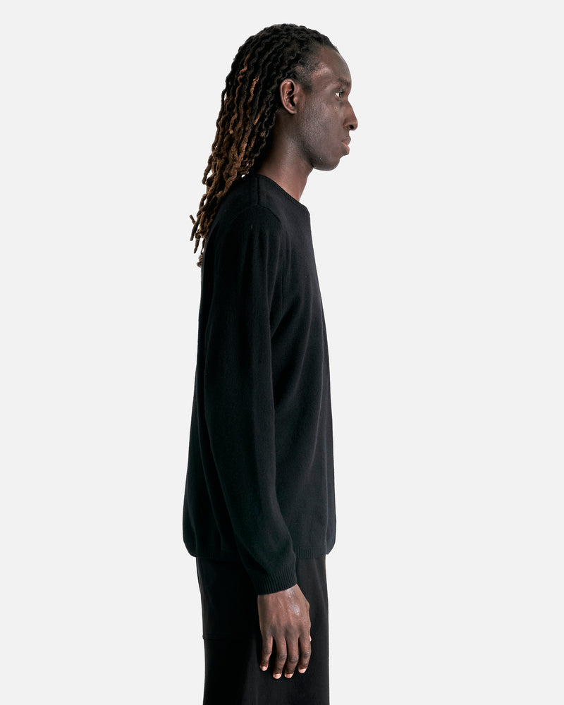 Rick Owens Men's Sweatshirts Moncler Jumbo Round Neck in Black