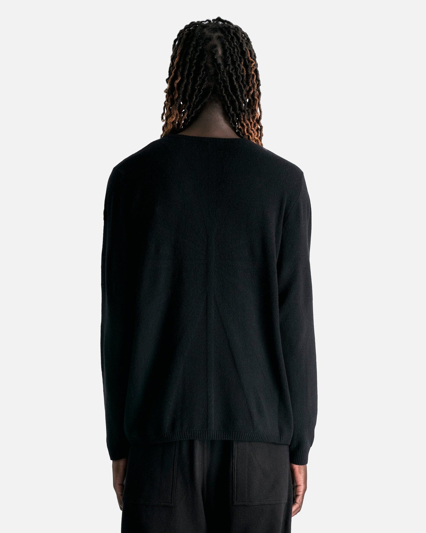 Rick Owens Men's Sweatshirts Moncler Jumbo Round Neck in Black