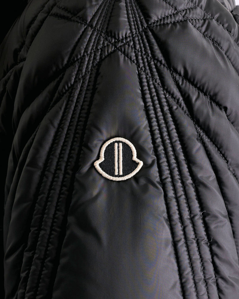 Rick Owens Men's Jackets Moncler Megapenta Flight Jacket in Black