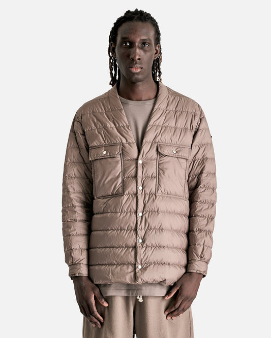 Rick Owens Men's Shirts Moncler Outershirt in Dust