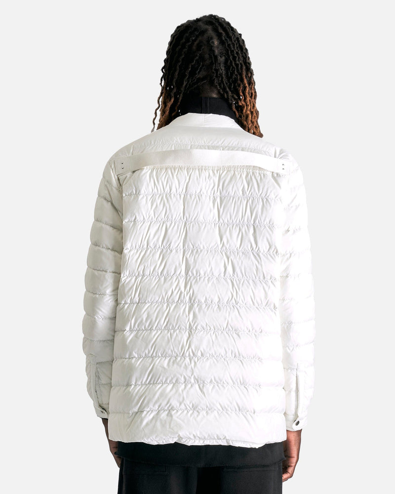 Rick Owens Men's Shirts Moncler Outershirt in Milk