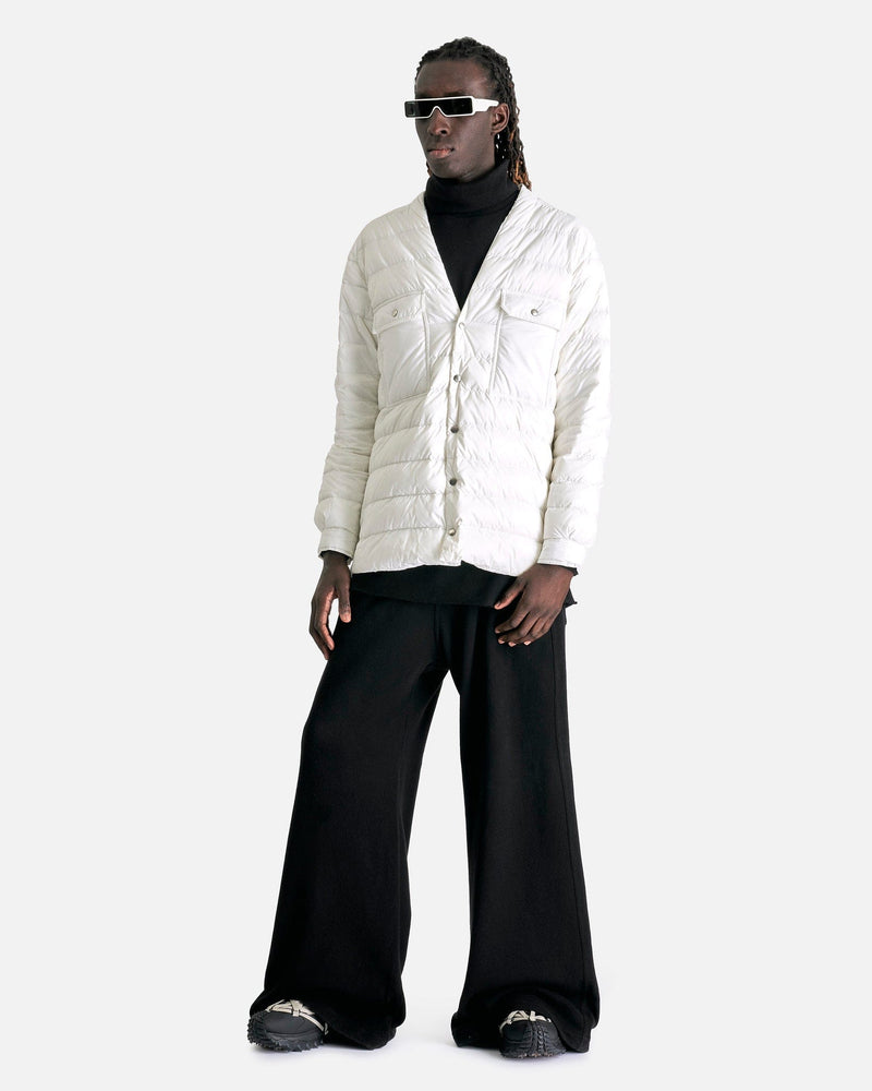 Rick Owens Men's Shirts Moncler Outershirt in Milk