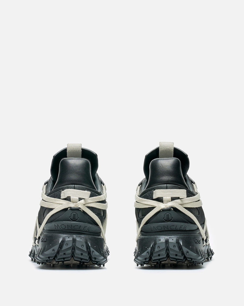 Rick Owens Men's Sneakers Moncler Trailgrip Megalace in Black